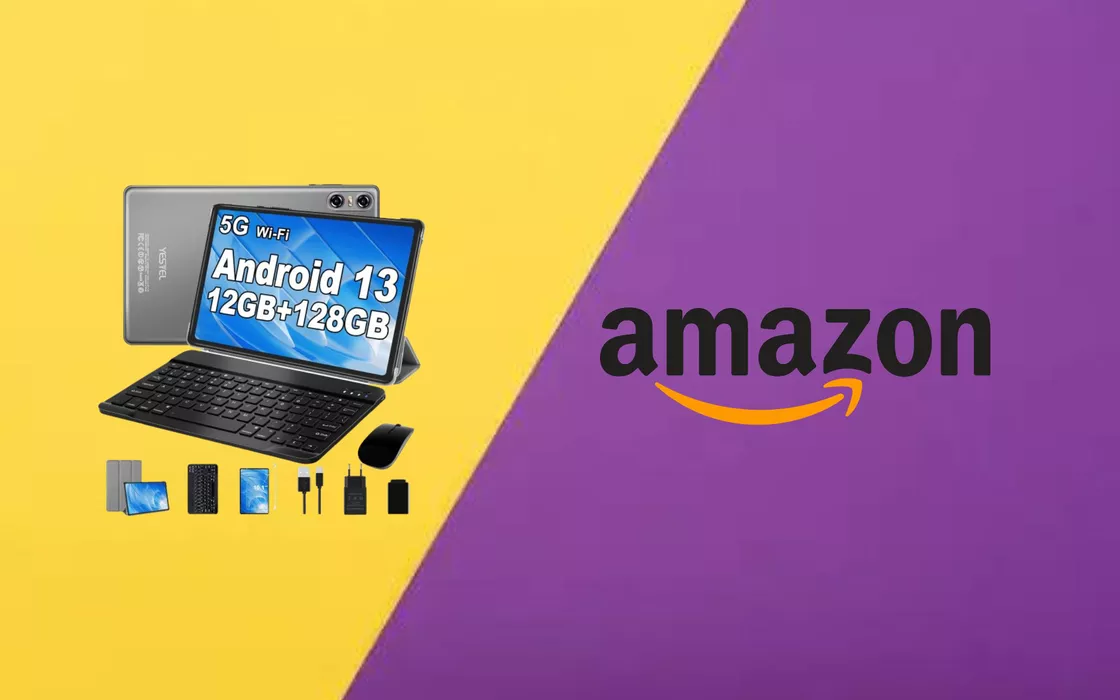 Tablet a meno di 90 € su Amazon, ha 12 GB di RAM e Android 13