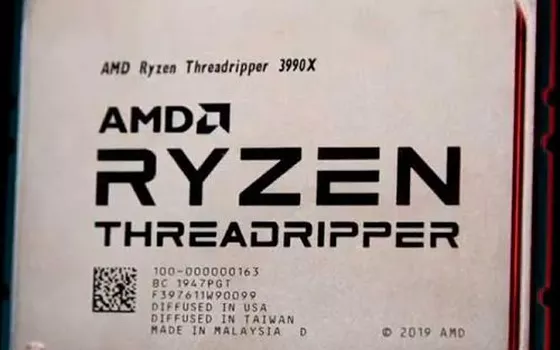 AMD presenta il processore Threadripper 3990X a 64 core fisici
