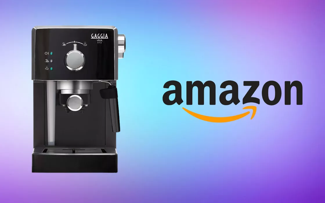 Macchina per caffè espresso al 46% di sconto su Amazon