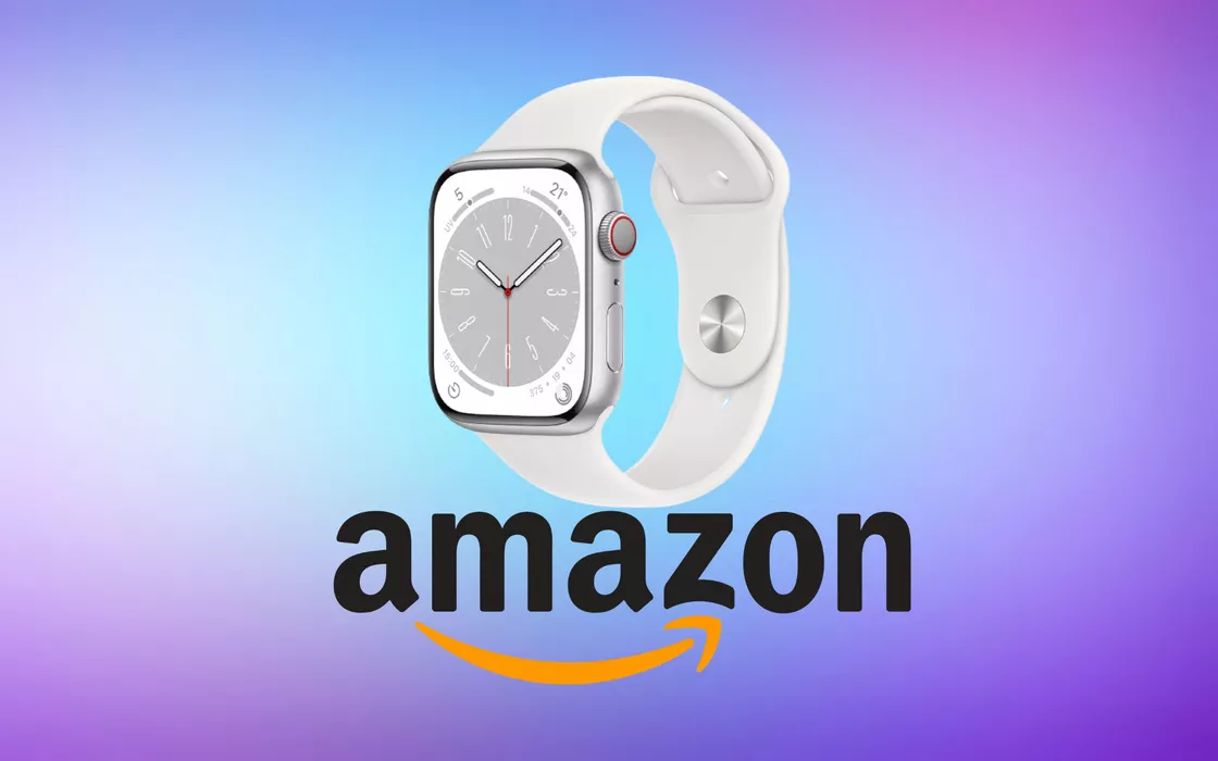 Apple Watch Series 8, Amazon vi fa risparmiare 110 euro