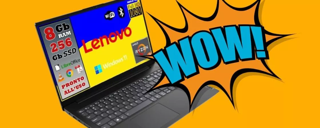 Notebook Lenovo a PREZZO STRACCIATO su Amazon