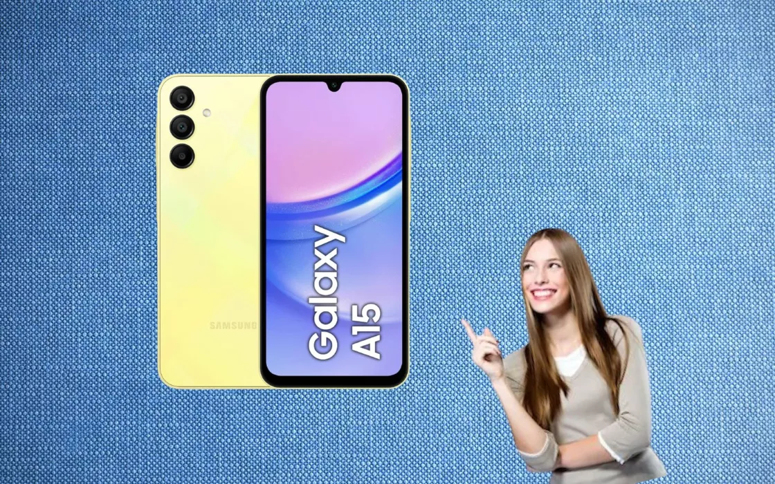 Con meno di 190 € compri il Galaxy A15 con tripla fotocamera