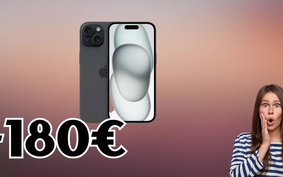 Basta spese folli, FINALMENTE l'iPhone 15 scende di 180 EURO