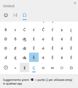 E maiuscola accentata: come farla e inserirla nel testo | IlSoftware.it
