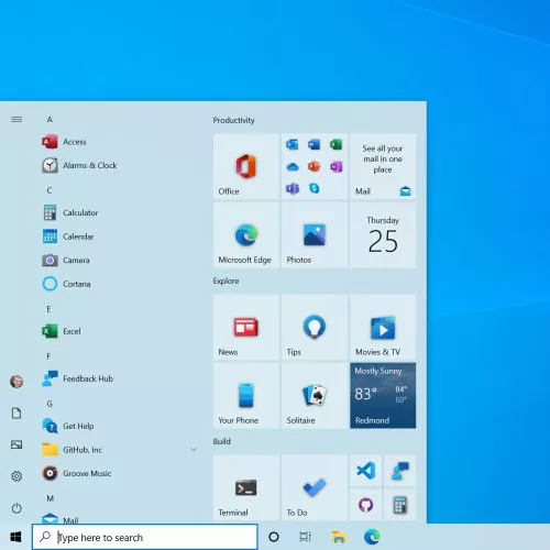 Come provare il nuovo menu Start di Windows 10 in anteprima