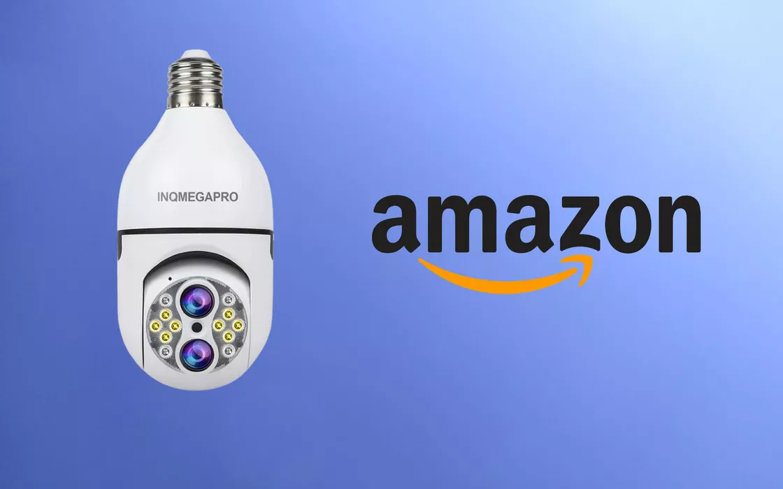 Telecamera a forma di lampadina con zoom 10x, prezzo top su Amazon