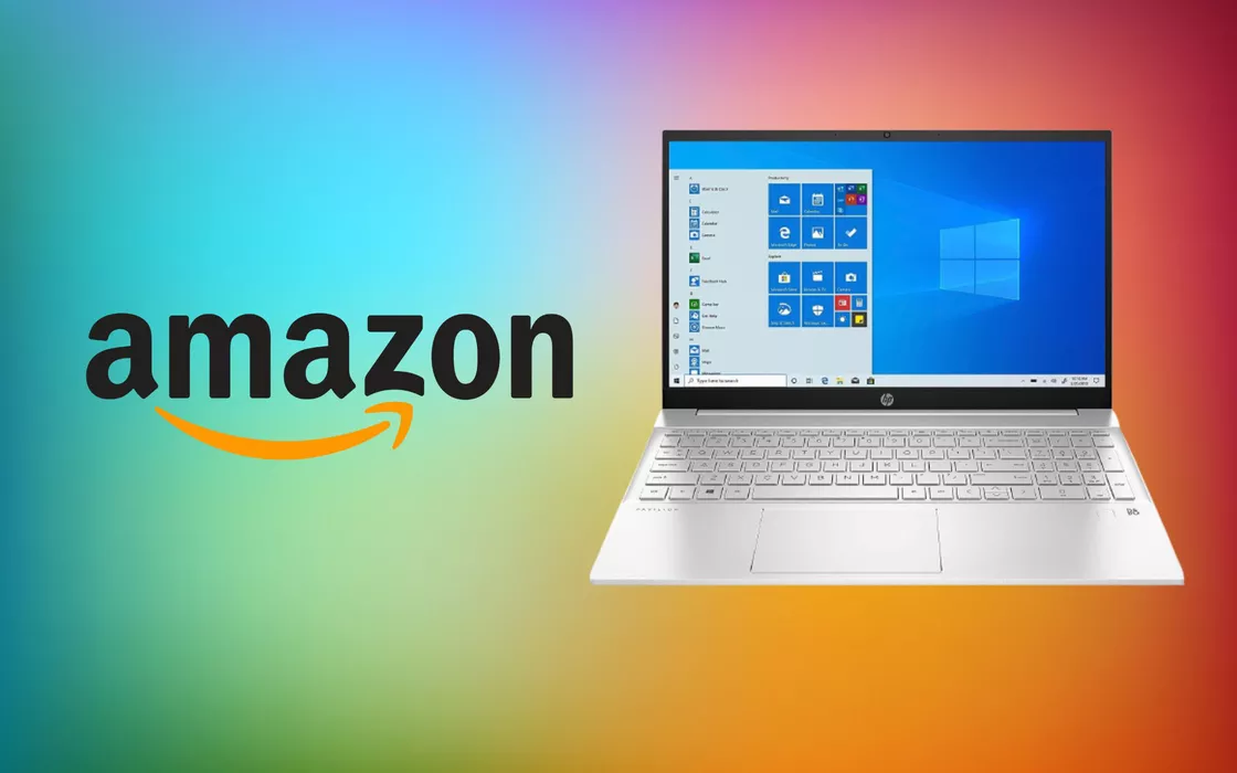 Il notebook HP con Ryzen 7 costa 260 euro in meno su Amazon