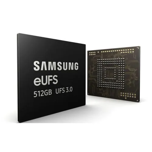 Samsung presenta le prime memorie UFS 3.0 da 512 GB