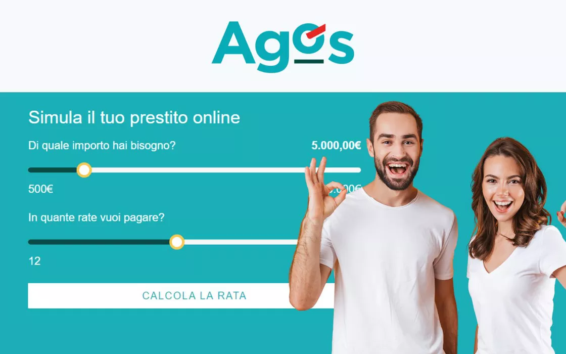 Richiedi il tuo prestito online con Agos in meno di 5 minuti