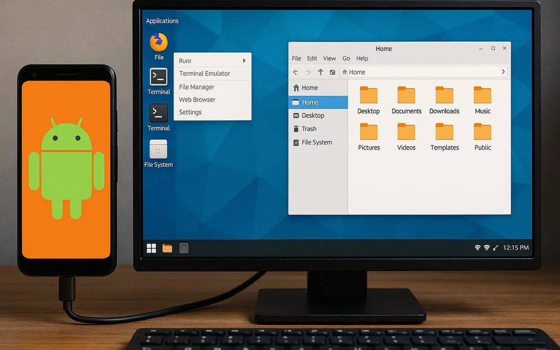 Android 16 trasforma il tuo smartphone in un PC Linux con interfaccia grafica