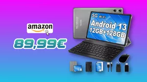 Questo tablet Android 13 ricco di accessori costa solo 89,99€ su