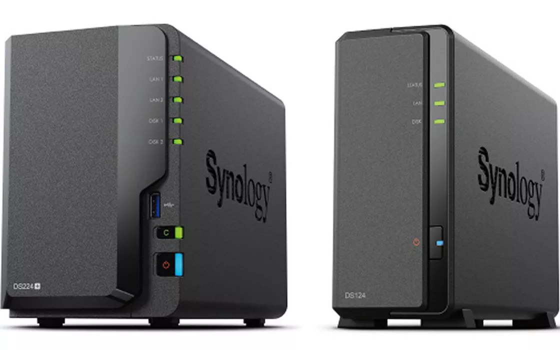 Synology presenta DiskStation DS224+ e DS124, due NAS compatti per una produttività migliorata