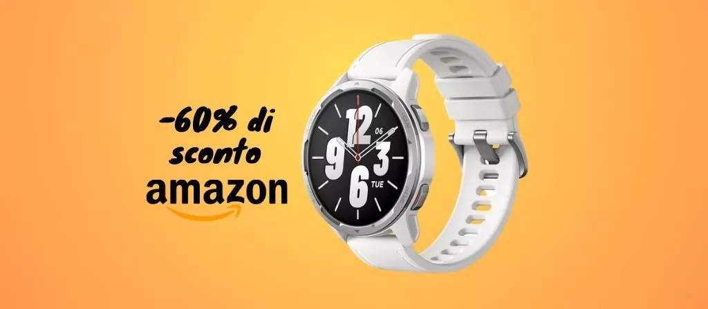 FOLLIA Amazon, sconto del 60% per lo Xiaomi Watch S1 Active!