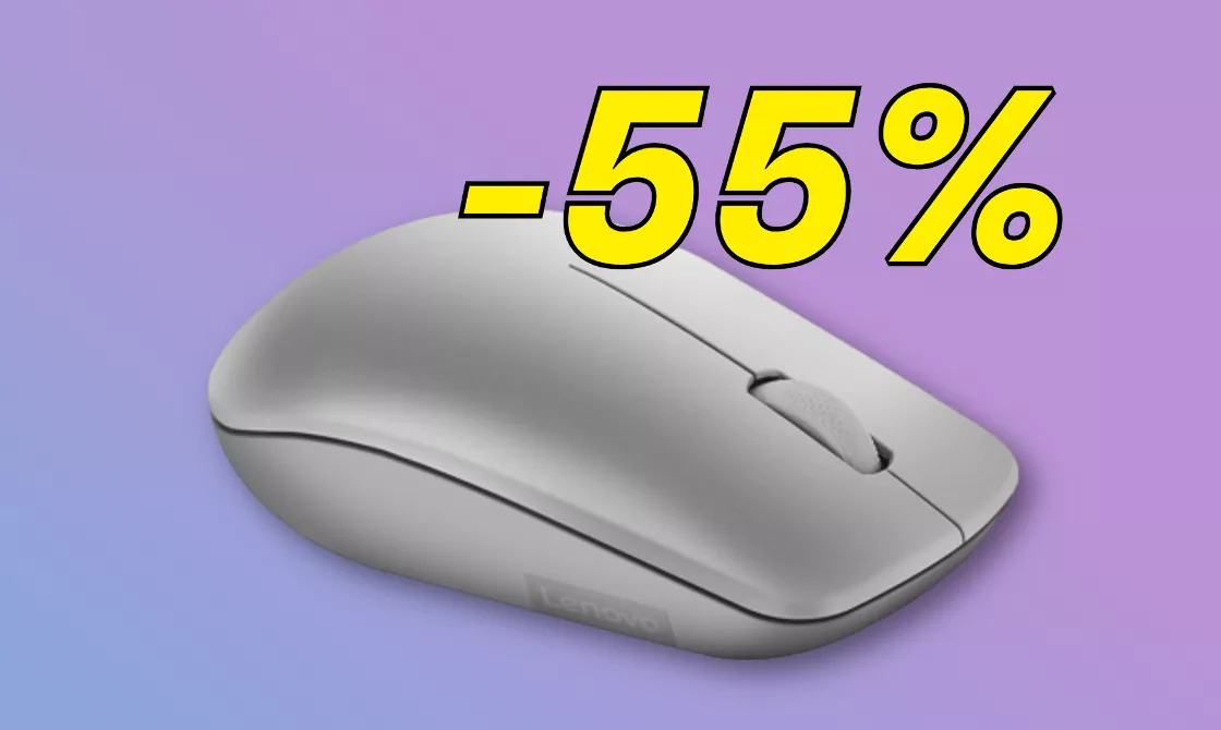 Mouse Bluetooth Lenovo a prezzo REGALO su Amazon (-55%)