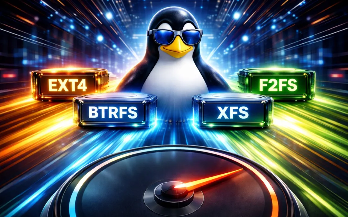 File system su Linux 7.0: qual è il più veloce in assoluto