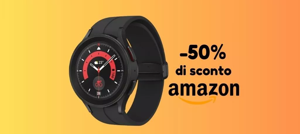 PREZZO STRACCIATO per Samsung Galaxy Watch5 Pro, ora scontato del 50% su Amazon!