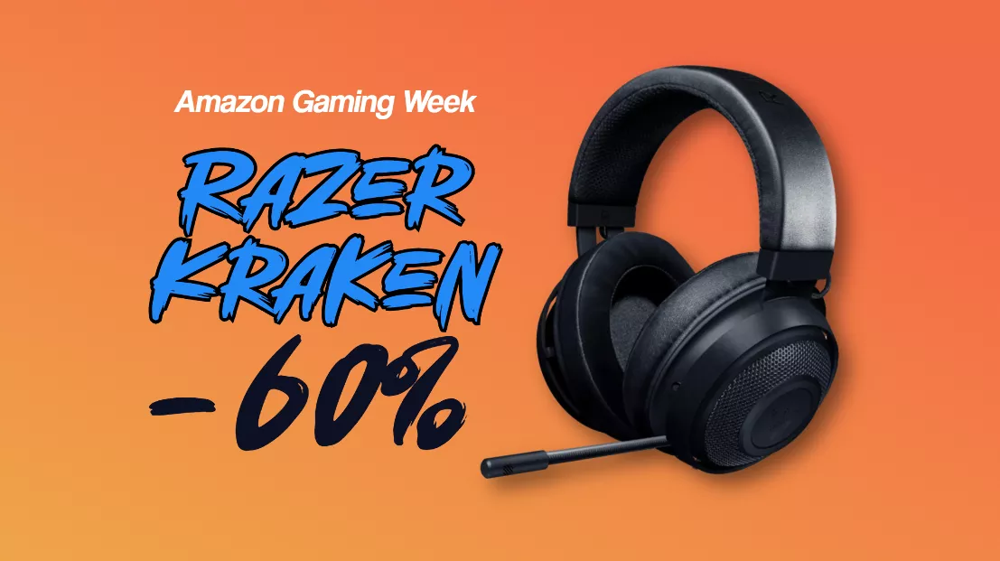 Cuffie Razer Kraken da gaming e non solo: sconto ESAGERATO del 60%
