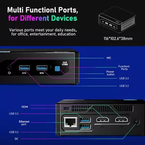 Mini PC Fodenn F10 - Connettività