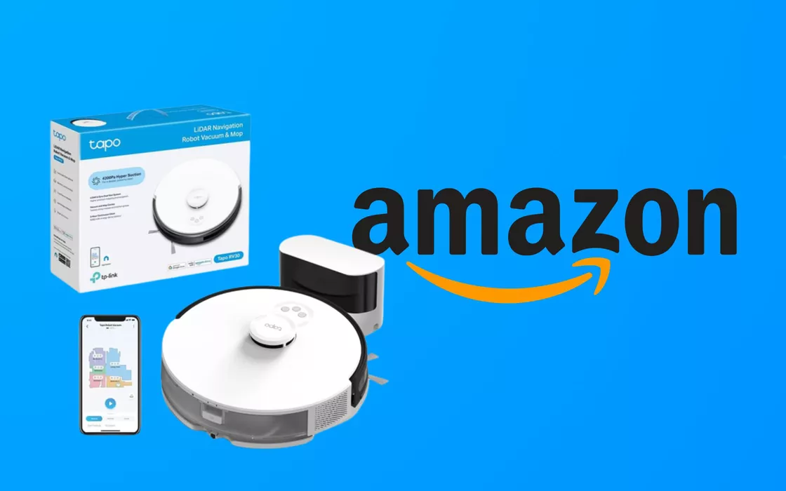 Aspirapolvere e lavapavimenti robot TP-Link in promo su Amazon