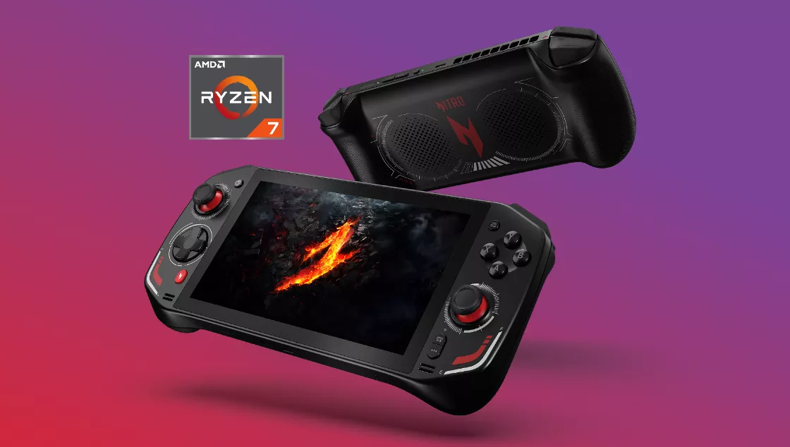 Acer Nitro Blaze 7 è il PC da gaming handheld che sfida ROG Ally e SteamDeck