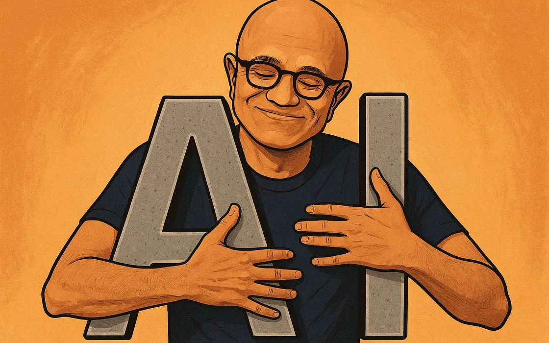 Microsoft 2026: Nadella svela la strategia AI, ma gli utenti gridano Microslop!