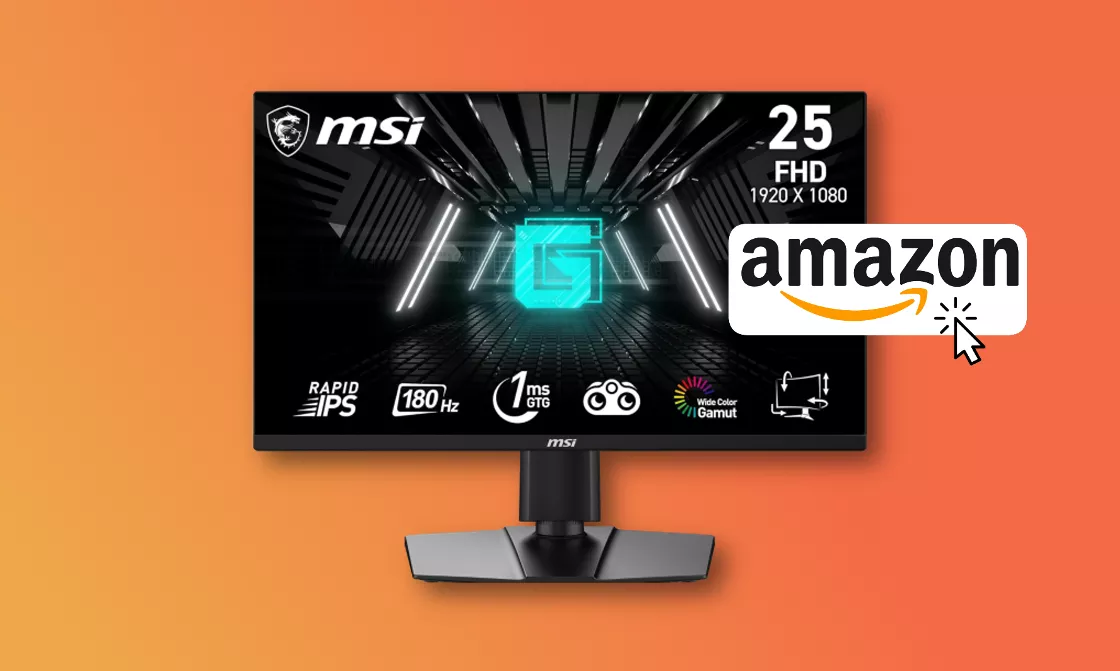 Monitor da gaming MSI FHD a 180Hz: prezzo PERFETTO su Amazon (-22%)
