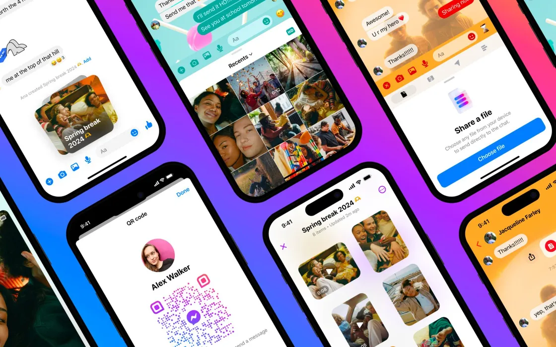 Facebook Messenger si aggiorna: nuove funzioni HD e sfondi AI