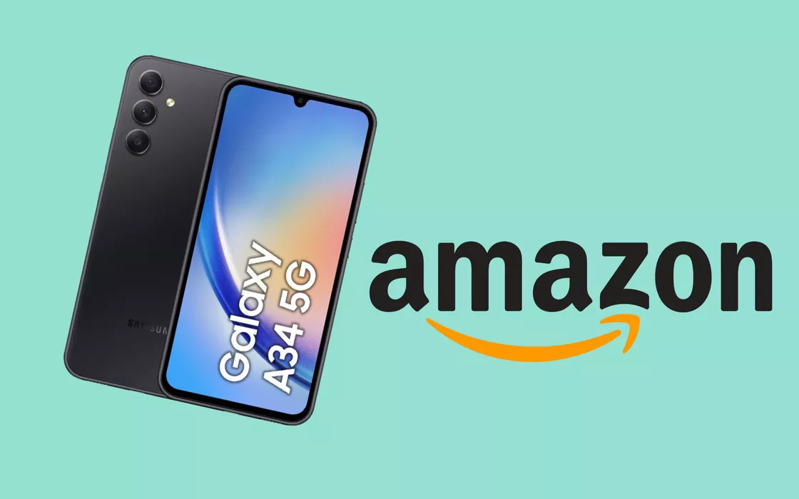 Ben 134 euro di sconto Amazon sul Samsung Galaxy A34 5G