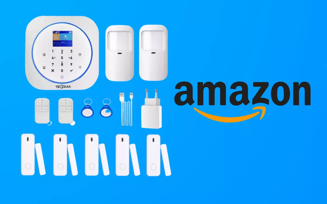 Allarme per casa controllabile con smartphone, che offerta su Amazon