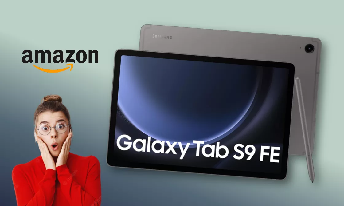 Samsung Galaxy Tab S9 FE: prezzo SBRICIOLATO su Amazon