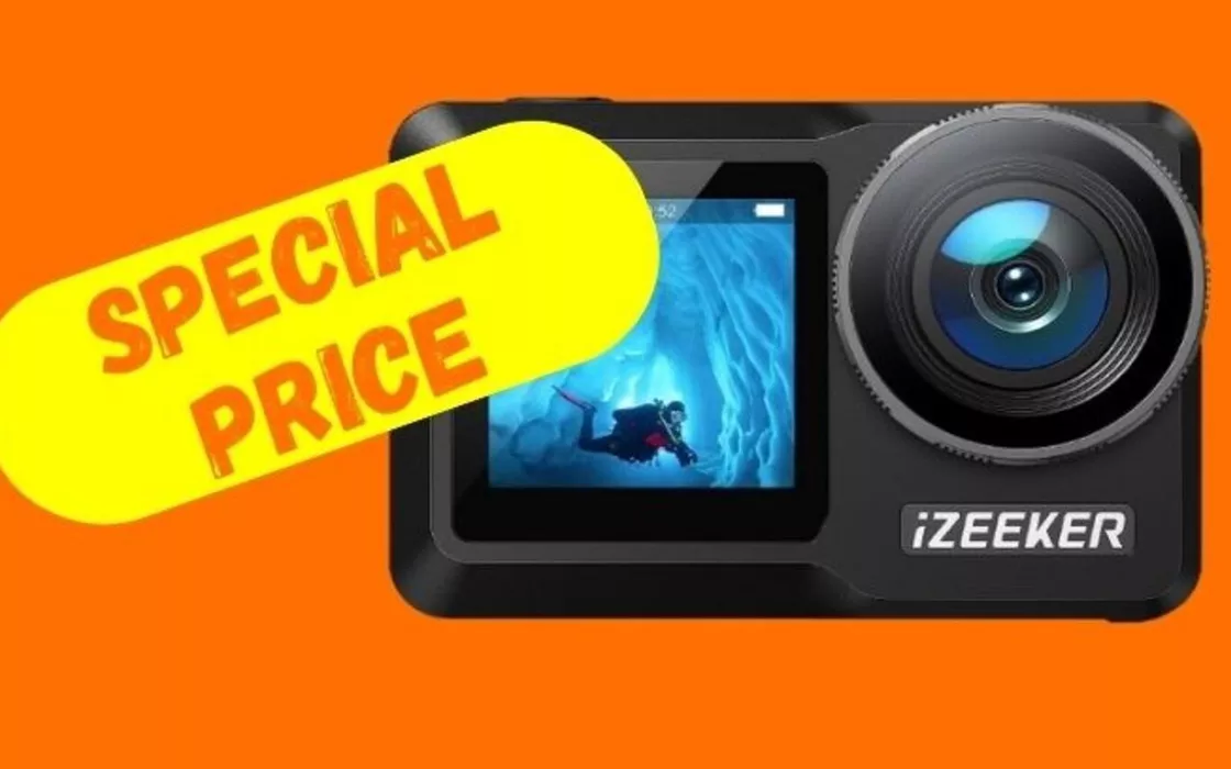 PREZZO OUTLET: Action Cam SCONTATA di 60 euro (su Amazon)