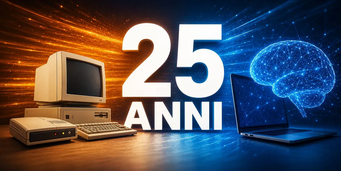 IlSoftware.it compie 25 anni: dal modem 56k all'AI, tutto quello che è cambiato