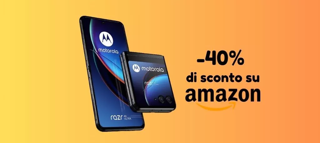 Motorola razr 40 Ultra SCONTATO del 40% su Amazon!