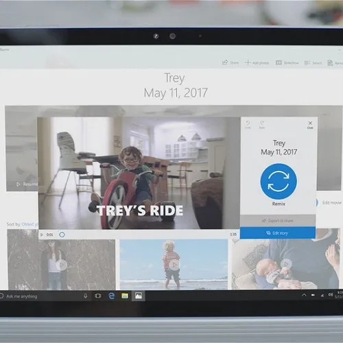 Story Remix, il successore di Movie Maker debutterà in Windows 10 Fall Creators Update