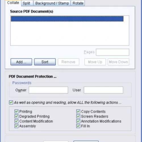 Modificare un documento PDF con PDFTK Builder