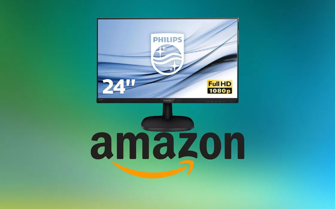 Philips LED da 24 pollici, il monitor che tutti comprano su Amazon è in promo