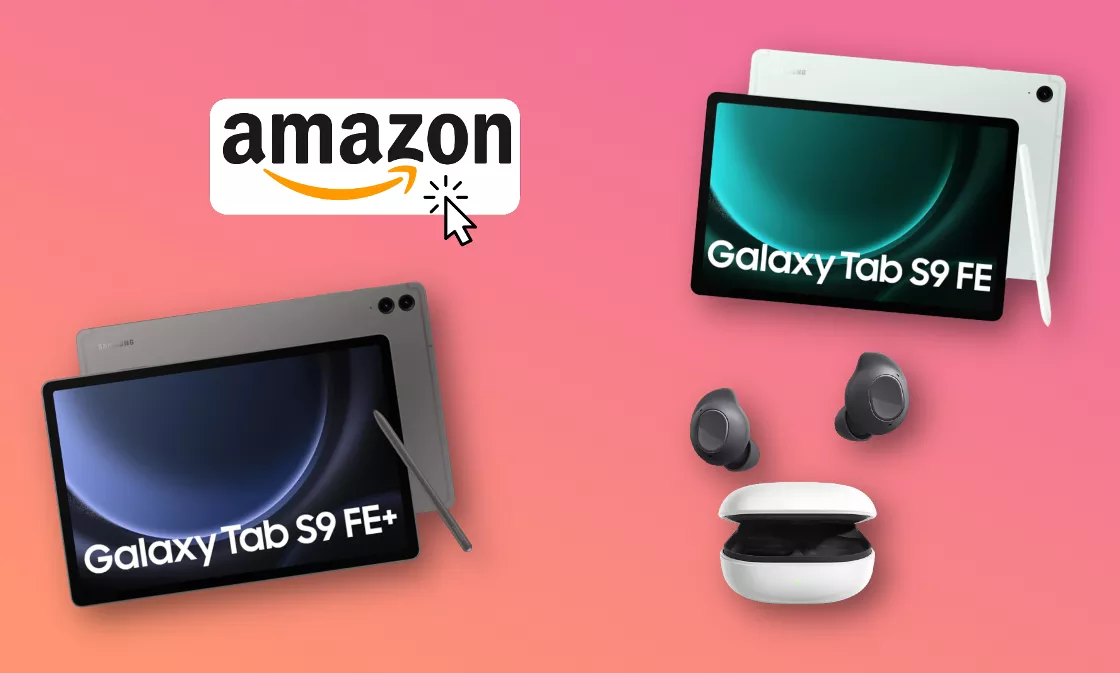 Samsung Galaxy Tab S9 FE, S9 FE+ e Galaxy Buds FE sono su Amazon