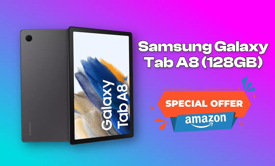Quasi 100€ di SCONTO sul Samsung Galaxy Tab A8 da 128GB