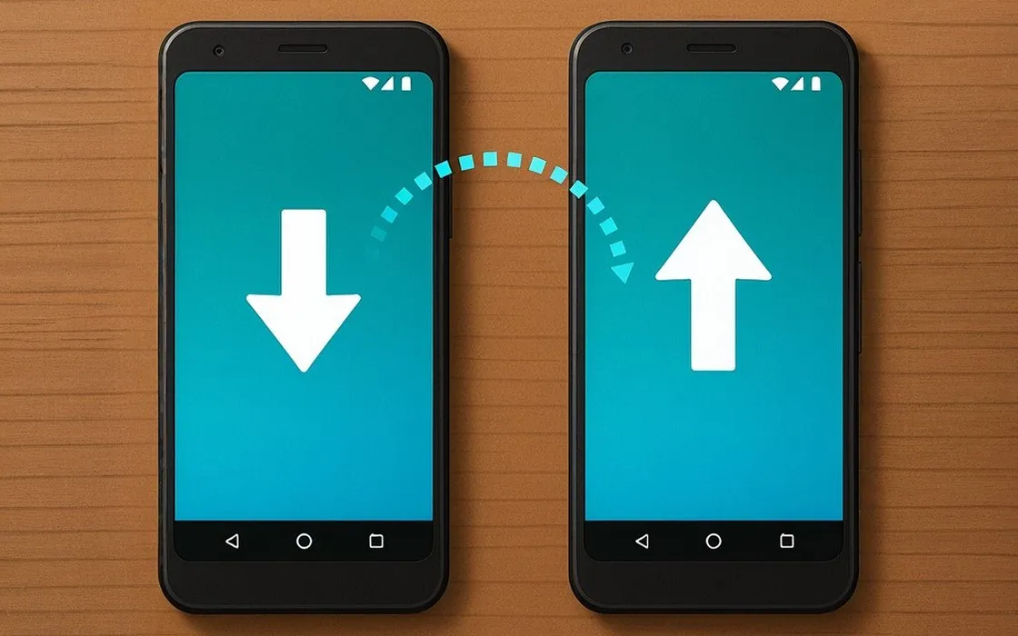 Come usare Configura dispositivo per passare dati da Android ad Android