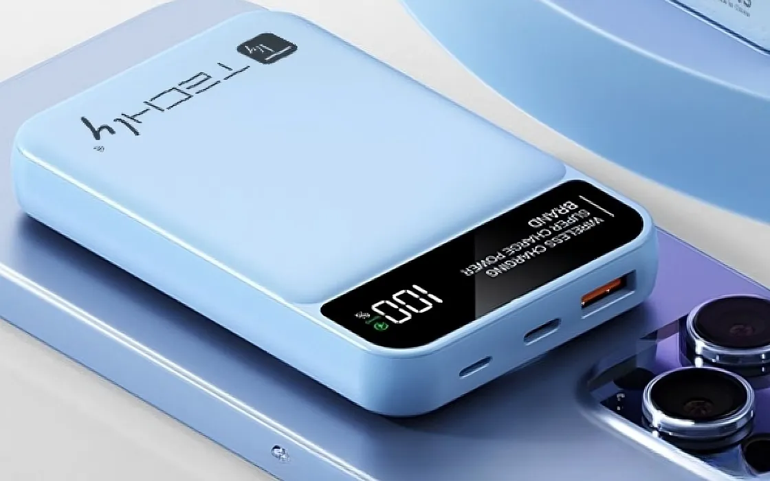 Power Bank Wireless Magnetico 3-in-1: accessorio indispensabile per ogni giorno