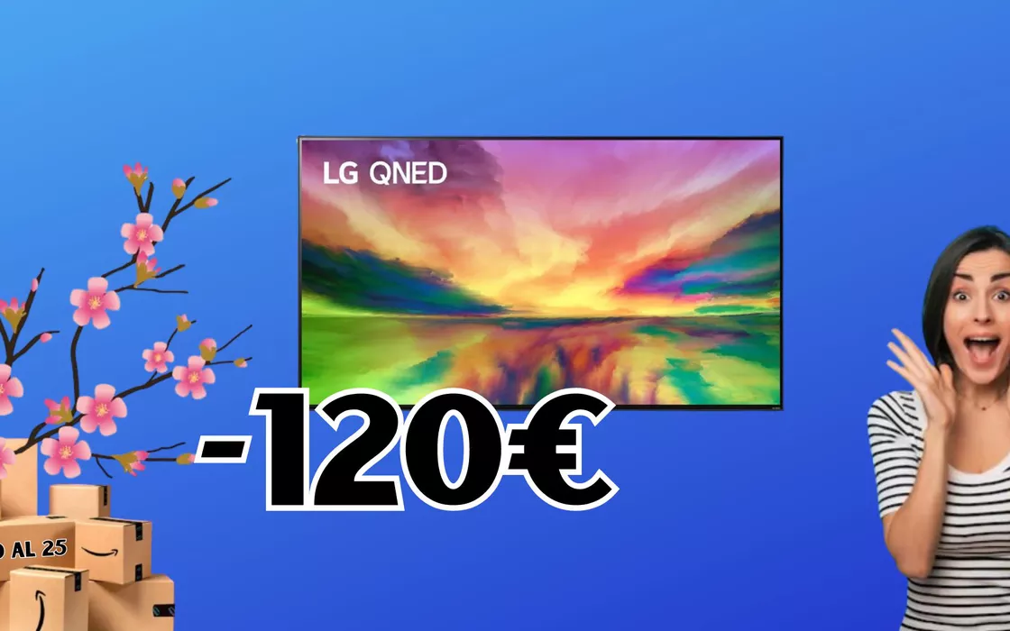 La smart TV LG QNED 4K da 65