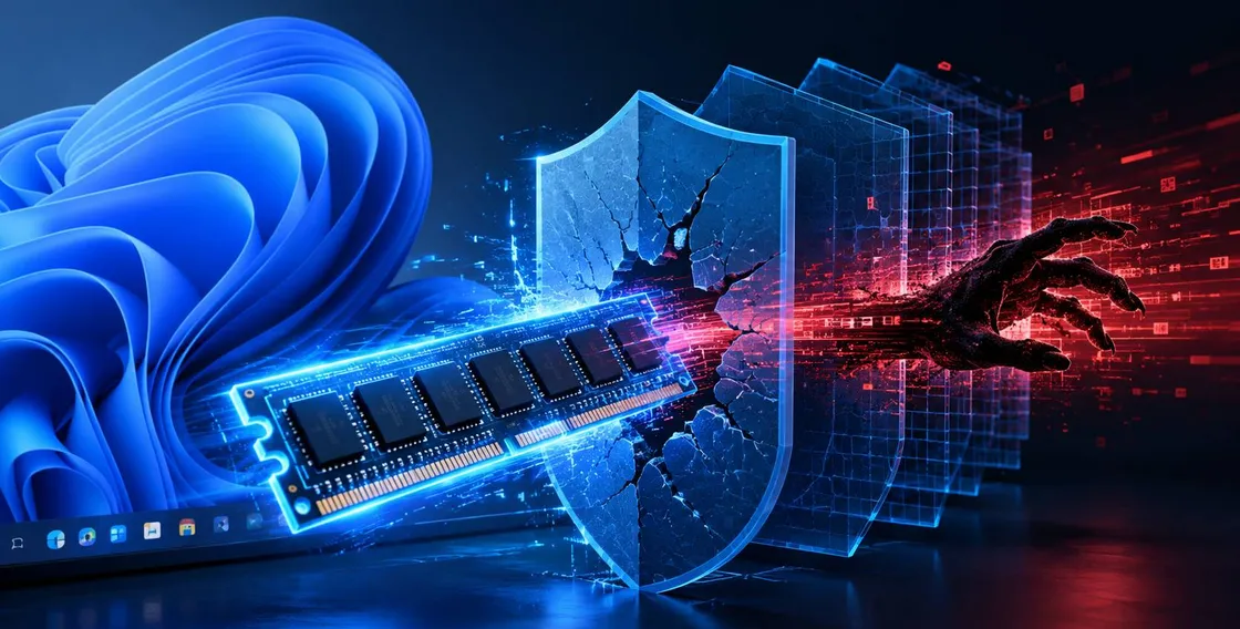 Windows 11, l'attacco Download More RAM aggira le difese più avanzate