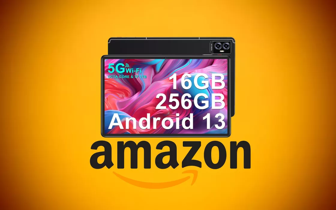 Tablet Android con DOPPIA fotocamera a prezzo incredibile su Amazon