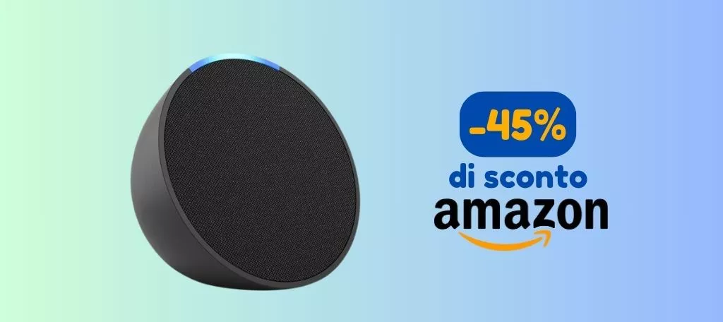 SUPER PREZZO: Echo Pop SCONTATO del 45% su Amazon!