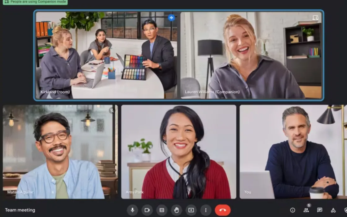 Google Meet, nuovo aggiornamento: ora si può cambiare il layout in riunione