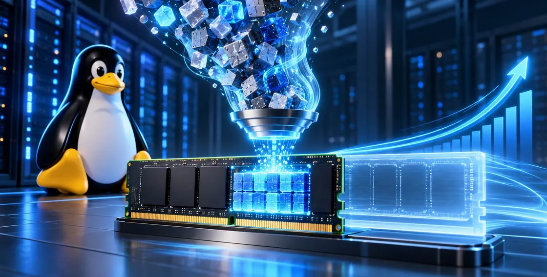 Linux cambia ZRAM: più memoria disponibile e prestazioni migliori