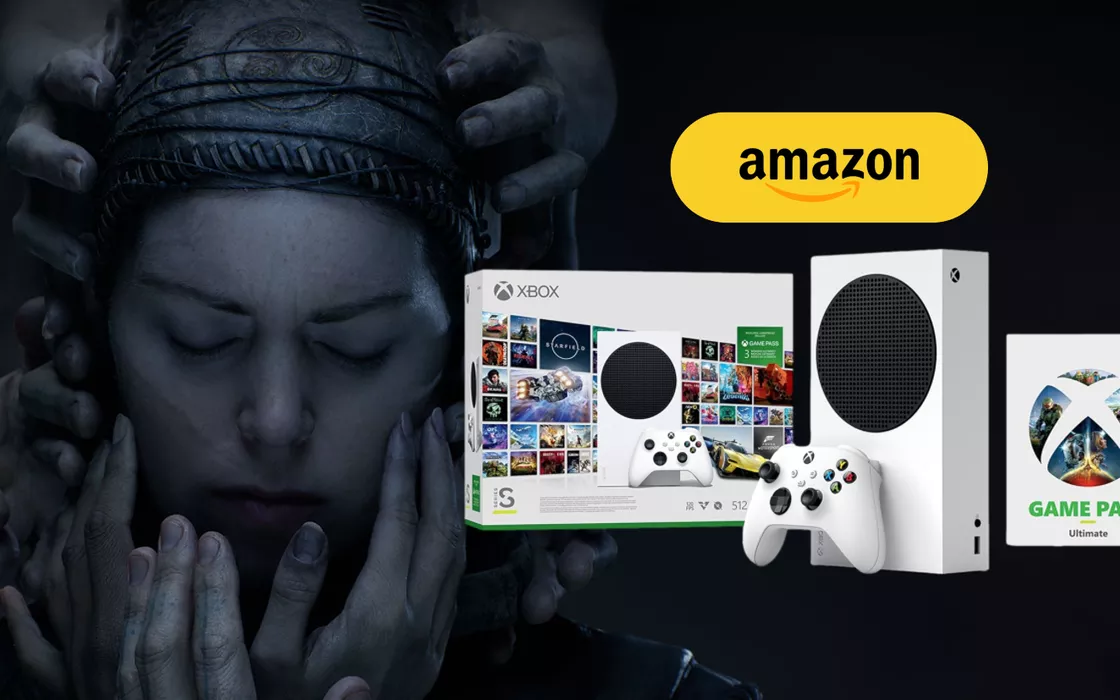 Xbox Series S con Game Pass per Hellblade II: bundle TOP su Amazon