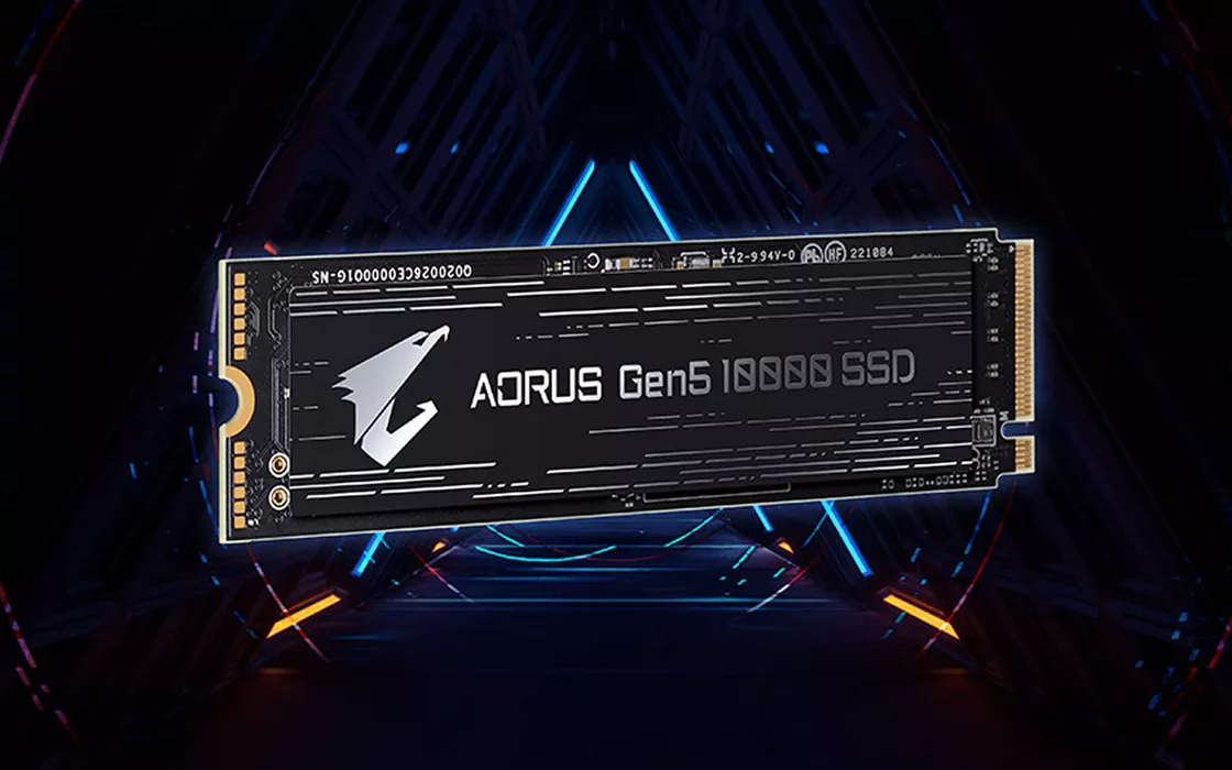 SSD PCIe 5.0 NVMe: GIGABYTE presenta il suo AORUS Gen5 10000