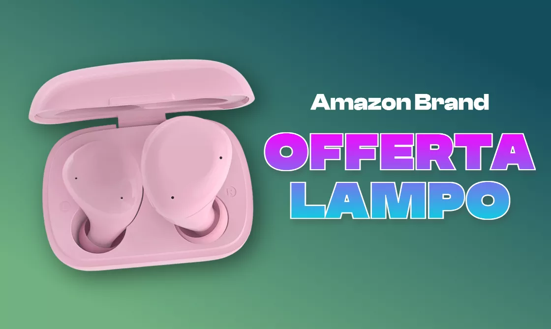 Auricolari Bluetooth marchio Amazon in OFFERTA LAMPO