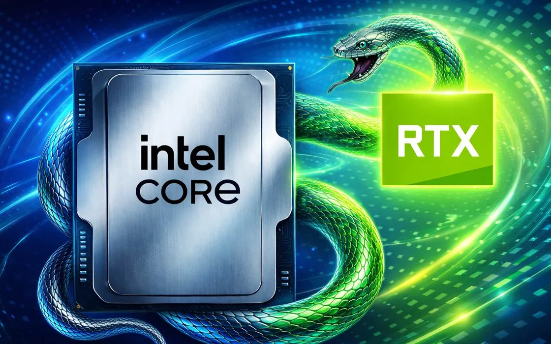 Intel Serpent Lake con GPU NVIDIA RTX: cosa cambia nei futuri chip
